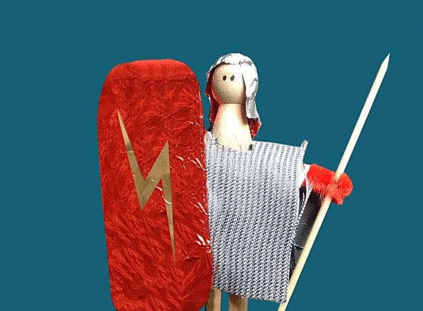 Roman Soldier Peg Doll Workshop