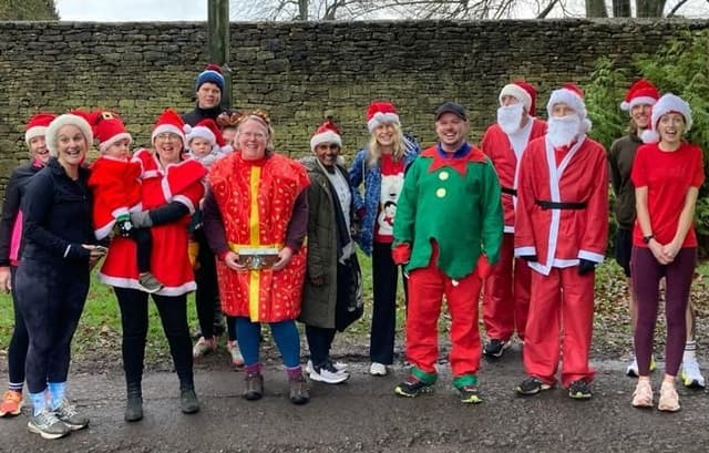 The Churn Project Santa Fun Run